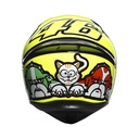CASCO INTEGRAL AGV K1 TOP ROSSI MUGUELLO 2016 AMARILLO FULL COLOR BRILLO