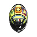 CASCO INTEGRAL AGV K1 TOP SOLELUNA 2017 NEGRO BRILLO FULL COLOR 