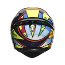 CASCO INTEGRAL AGV K1 TOP SOLELUNA 2017 NEGRO BRILLO FULL COLOR 
