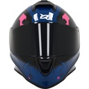 CASCO INTEGRAL XSPORTS V151 SWAMP AZUL ROSADO BRILLO