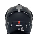 CASCO MULTIPROPOSITO SPARTAN MX803 WOLF DS DOBLE VISOR SOLID A1 NEGRO MATE 