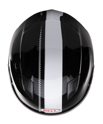 CASCO INTEGRAL BELL QUALIFIER VITESSE NEGRO BLANCO BRILLO