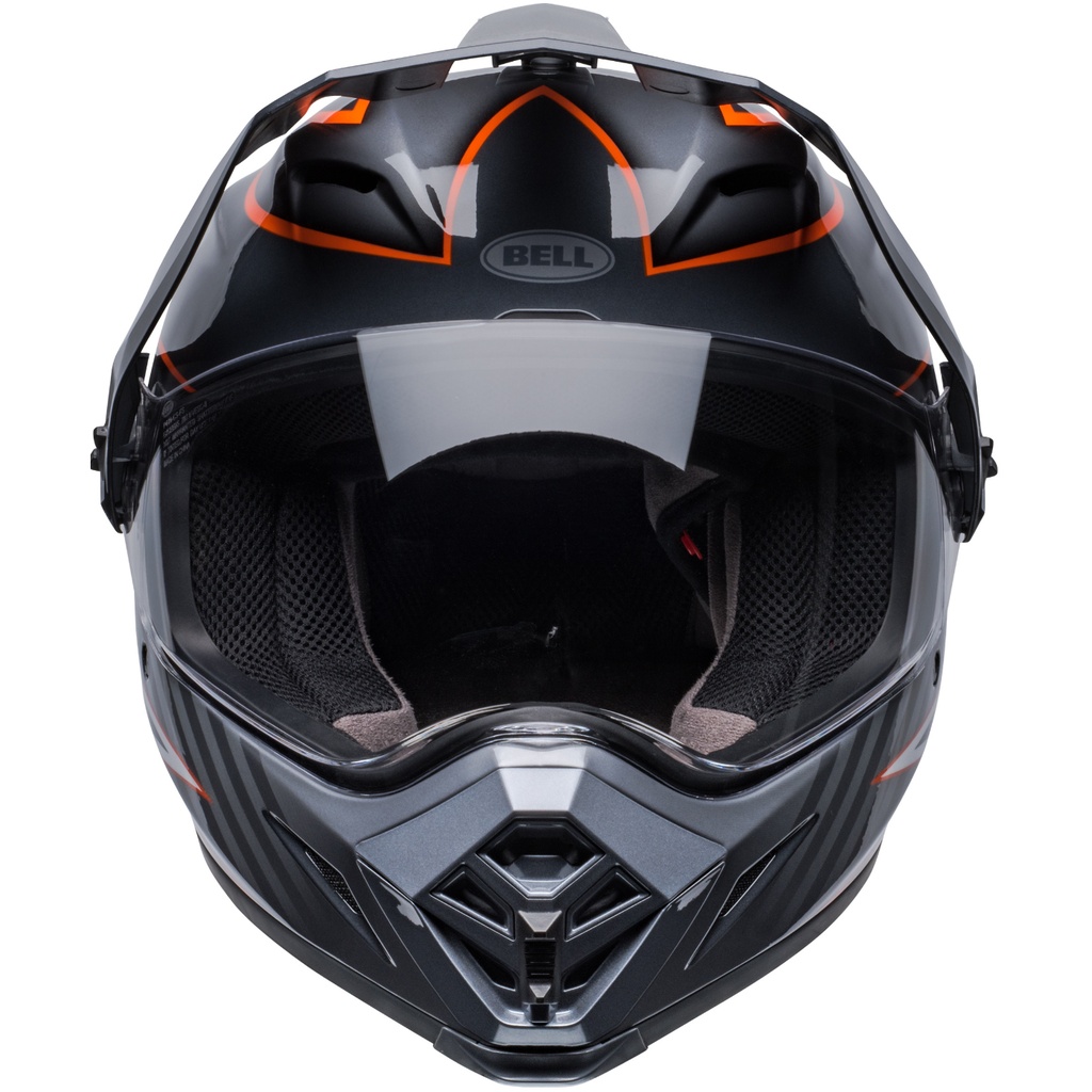 CASCO MULTIPROPOSITO BELL MX-9 ADVENTURE MIPS DLT NEGRO NARANJA BRILLO