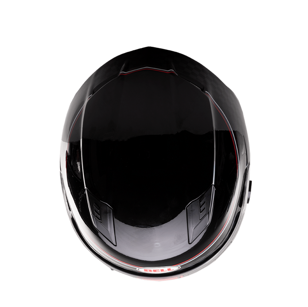 CASCO INTEGRAL BELL PS QUALIFIER BRD NEGRO BLANCO BRILLO