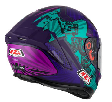 CASCO INTEGRAL TRENDY ONE&ONE PURPURA PURPURA MATE 