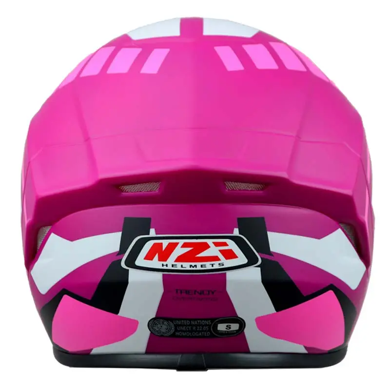 CASCO INTEGRAL TRENDY OVERTAKING PURPURA BLANCO MATE 