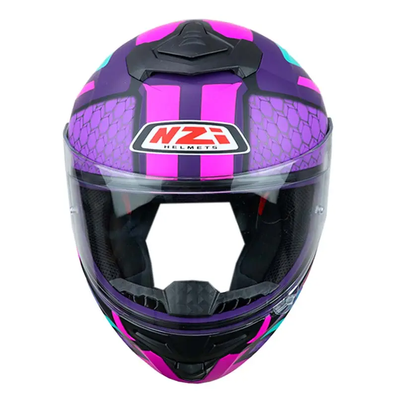 CASCO INTEGRAL TRENDY OVERTAKING PURPURA ROSA MATE 