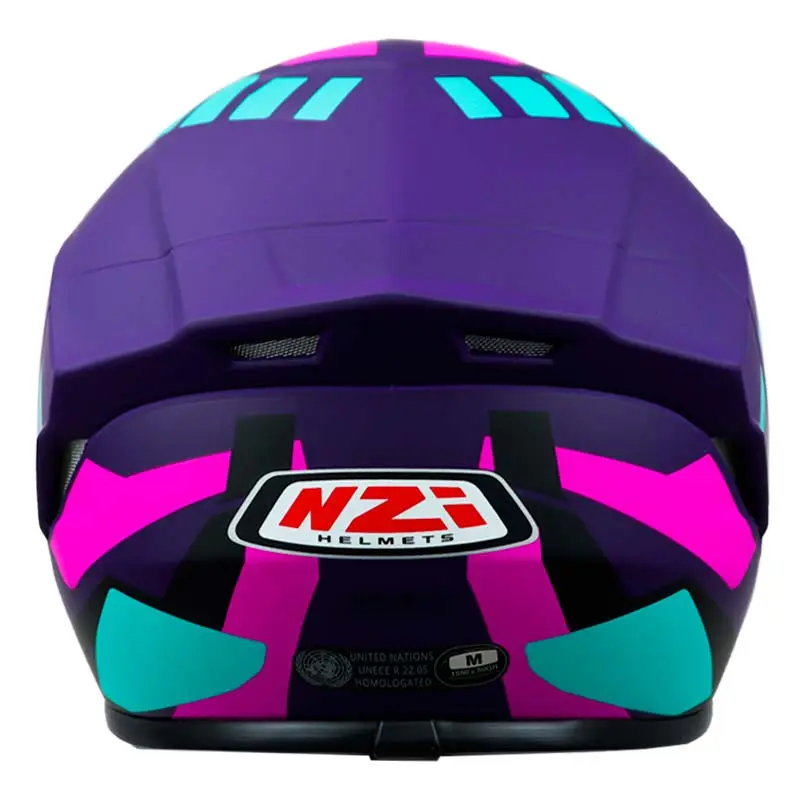 CASCO INTEGRAL TRENDY OVERTAKING PURPURA ROSA MATE 