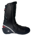 BOTA DE PROTECCION RACING NEGRA