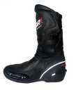 BOTA DE PROTECCION RACING NEGRA