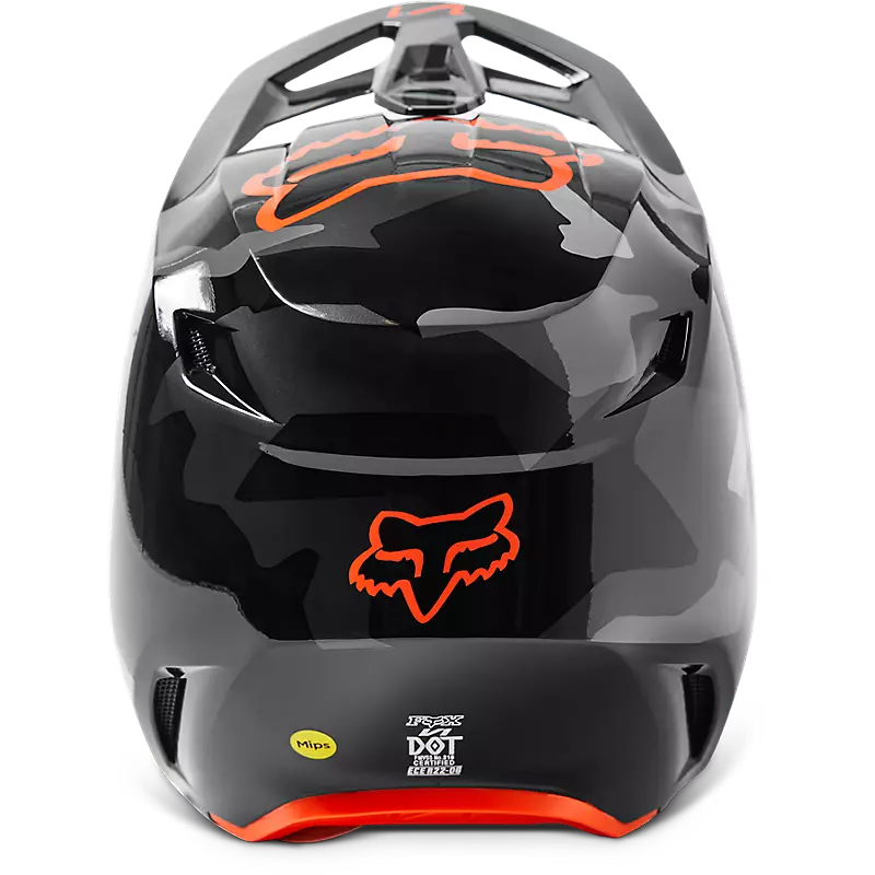 CASCO CROSS FOX V1 BNKR GRIS CAMUFLADO BRILLO