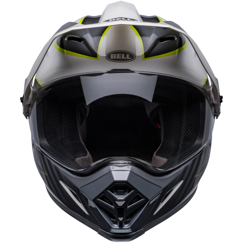 CASCO MULTIPROPOSITO BELL MX-9 ADVENTURE MIPS DLT BLANCO AMARILLO BRILLO