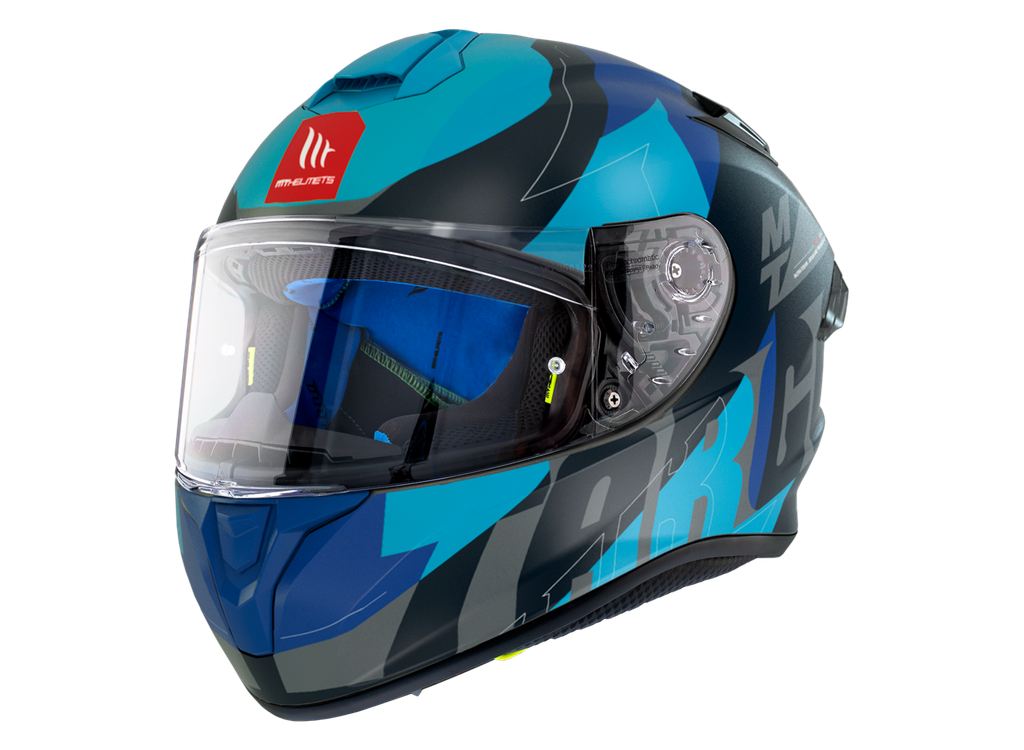 CASCO INTEGRAL MT FF106 TARGO PRO BIGER B7 AZUL MATE