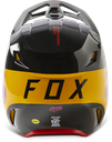 CASCO CROSS FOX V1 TOXSYK NEGRO AMARILLO BRILLO