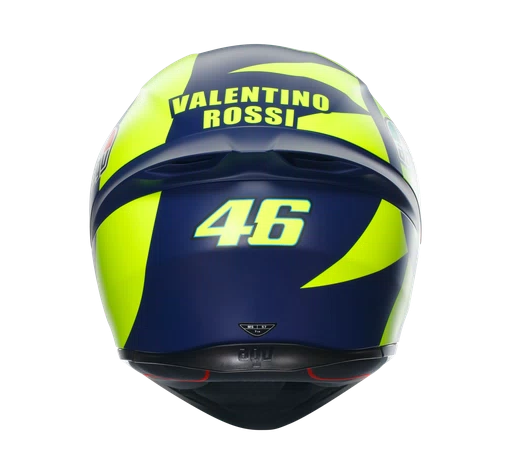 CASCO INTEGRAL AGV K1 TOP SOLELUNA 2018 AZUL AMARILLO FLUOR MATE