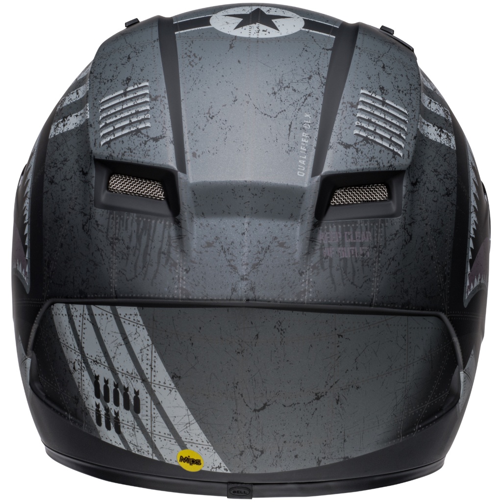 CASCO INTEGRAL BELL QUALIFIER DLX MIPS DEVIL MAY GRIS NEGRO MATE