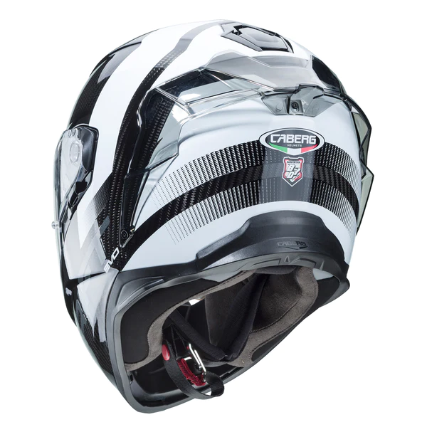 CASCO INTEGRAL CABERG DRIFT EVO CARBON PRO SONIC BLANCO BRILLO