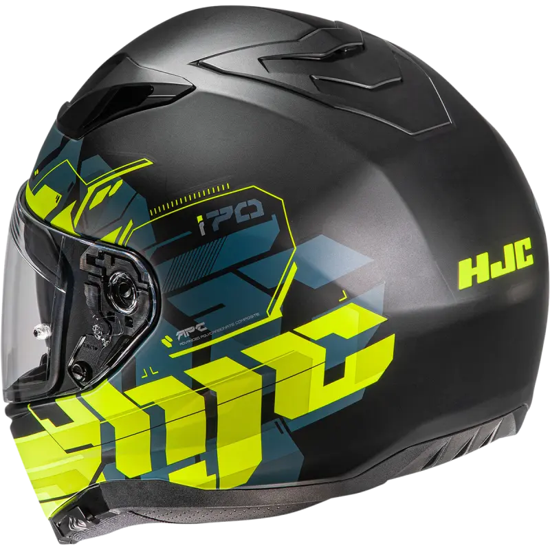 CASCO INTEGRAL HJC I70 ALLIGON MC3 NEGRO AMARILLO MATE
