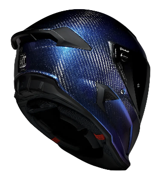 CASCO INTEGRAL RUROC CARBON MORADO BRILLO