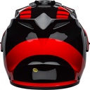 CASCO MULTIPROPOSITO BELL MX-9 ADVENTURE MIPS DASH NEGRO ROJO BRILLO