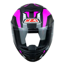 CASCO INTEGRAL TRENDY METAL NEGRO MORADO MATE 