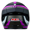 CASCO INTEGRAL TRENDY METAL NEGRO MORADO MATE 
