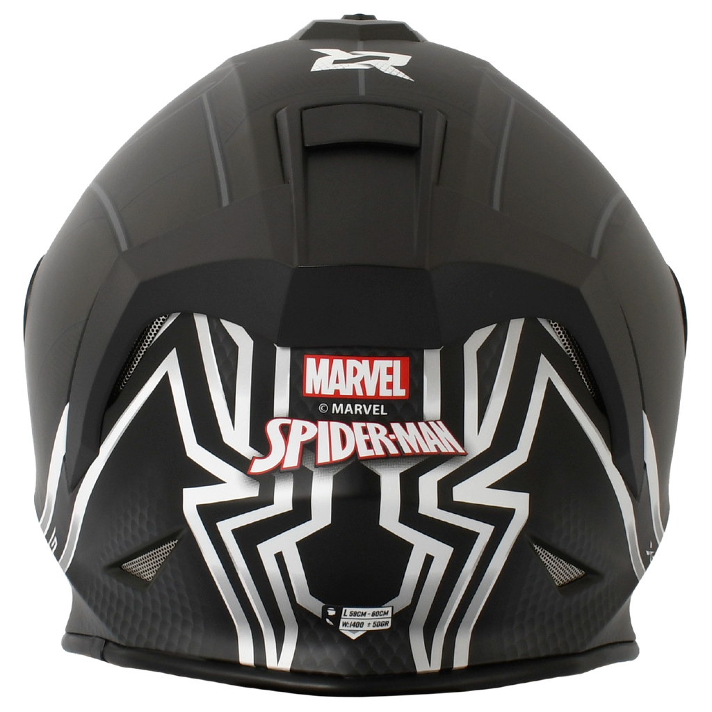 CASCO INTEGRAL XSPORTS V151 SPIDERMAN NEGRO MATE