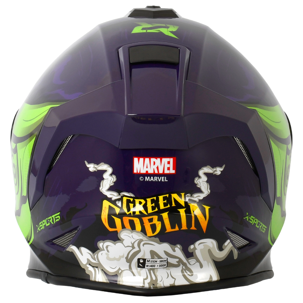 CASCO INTEGRAL XSPORTS V151 GOBLIN MORADO BRILLO