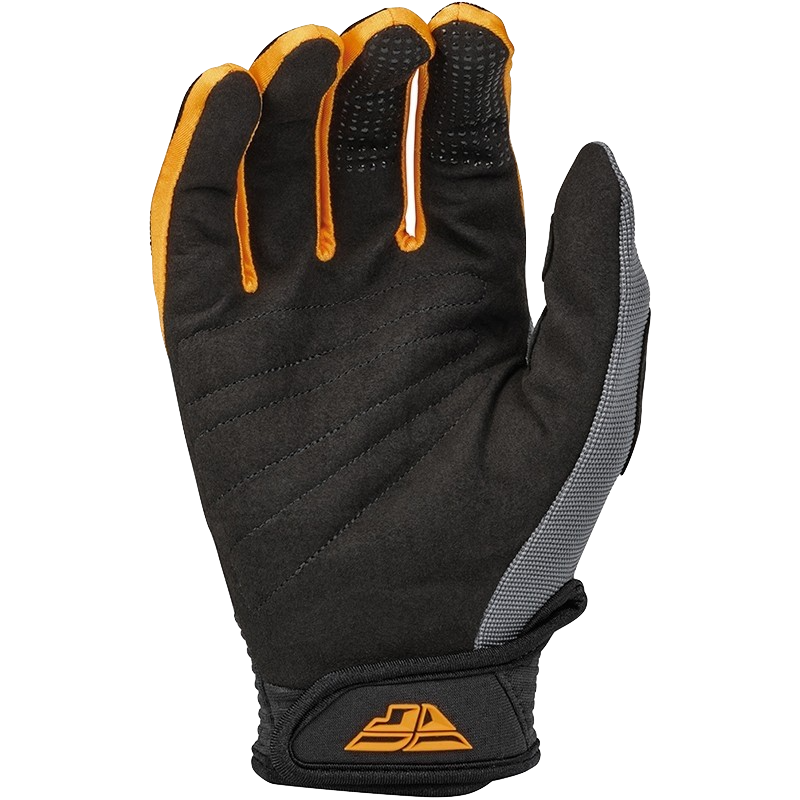 GUANTE SIN PROTECCION FLY F-16 GRIS OSCURO NEGRO NARANJA