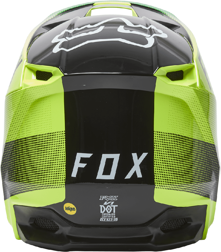 CASCO CROSS FOX V1 MIPS RIDL AMARILLO FLUOR BRILLO