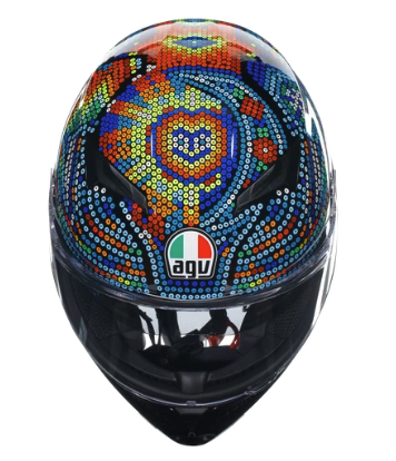 CASCO INTEGRAL AGV K3 DOBLE VISOR ROSSI WINTER TEST 2018 E2206-INCLUYE PINLOCK