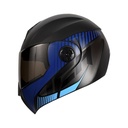 CASCO ABATIBLE ICH 3110DOT DOBLE VISOR TRAYFORM NEGRO AZUL NAVY MATE