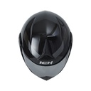 CASCO ABATIBLE ICH 3110DOT DOBLE VISOR REMAK NEGRO GRIS BRILLO