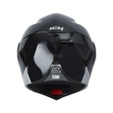 CASCO ABATIBLE ICH 3110DOT DOBLE VISOR REMAK NEGRO GRIS BRILLO