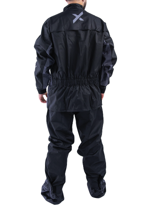 IMPERMEABLE VETROX EVO NEGRO VERDE ARMY CABALLERO