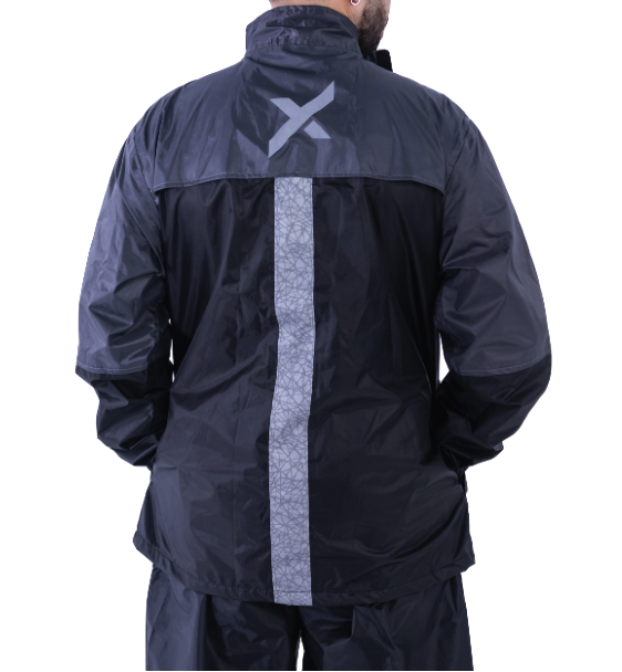IMPERMEABLE VETROX PREMIUM NEGRO GRIS CABALLERO