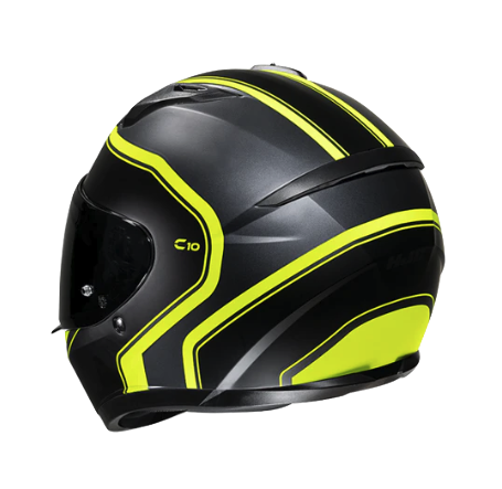 CASCO INTEGRAL HJC C10 ELIE MC3H-SF NEGRO AMARILLO FLUOR-INCLUYE PINLOCK