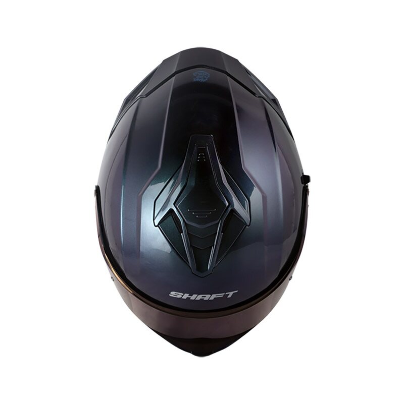 CASCO INTEGRAL SHAFT SH598GTR SOLID CAMALEON AZUL BRILLO