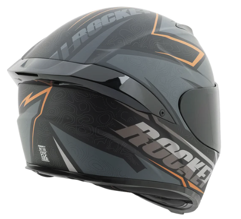 CASCO INTEGRAL JOE ROCKET RKT 100 SERIES ELEVATION GRIS NARANJA MATE