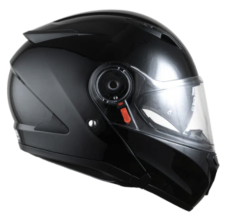 CASCO ABATIBLE JOE ROCKET RKT 300 SERIES DOBLE VISOR SOLID NEGRO BRILLO
