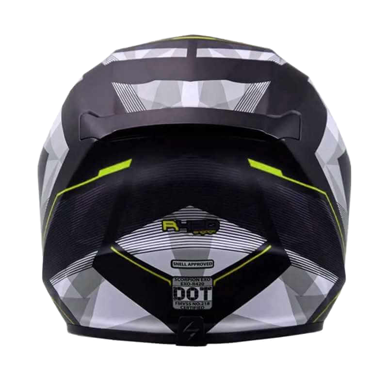 CASCO INTEGRAL SCORPION R420 ENGAGE HI VIS MATE