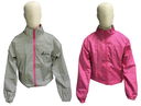 CHAQUETA CORTAVIENTOS SMART BIKER REFLECTIVA ECO BLACK STONE DOBLE FAZ DAMA