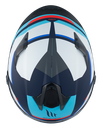 CASCO INTEGRAL MT FF106B TARGO S KAY C7 AZUL BLANCO MATE ECE R22.06