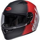 CASCO INTEGRAL BELL QUALIFIER ASCENT NEGRO ROJO MATE