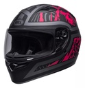 CASCO INTEGRAL BELL QUALIFIER REBEL NEGRO ROSA MATE 