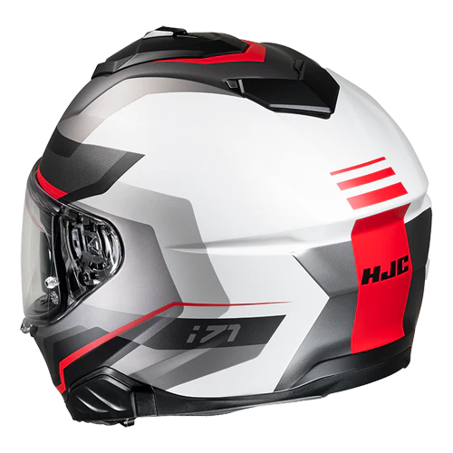 CASCO INTEGRAL HJC I71 NIOR MC1SF GRIS ROJO MATE-INCLUYE PINLOCK