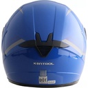 CASCO INTEGRAL KONTROL 878 CAMB AZUL GRIS NARANJA BRILLO