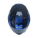 CASCO INTEGRAL ICH 503 MOTOREX NEGRO AZUL MATE