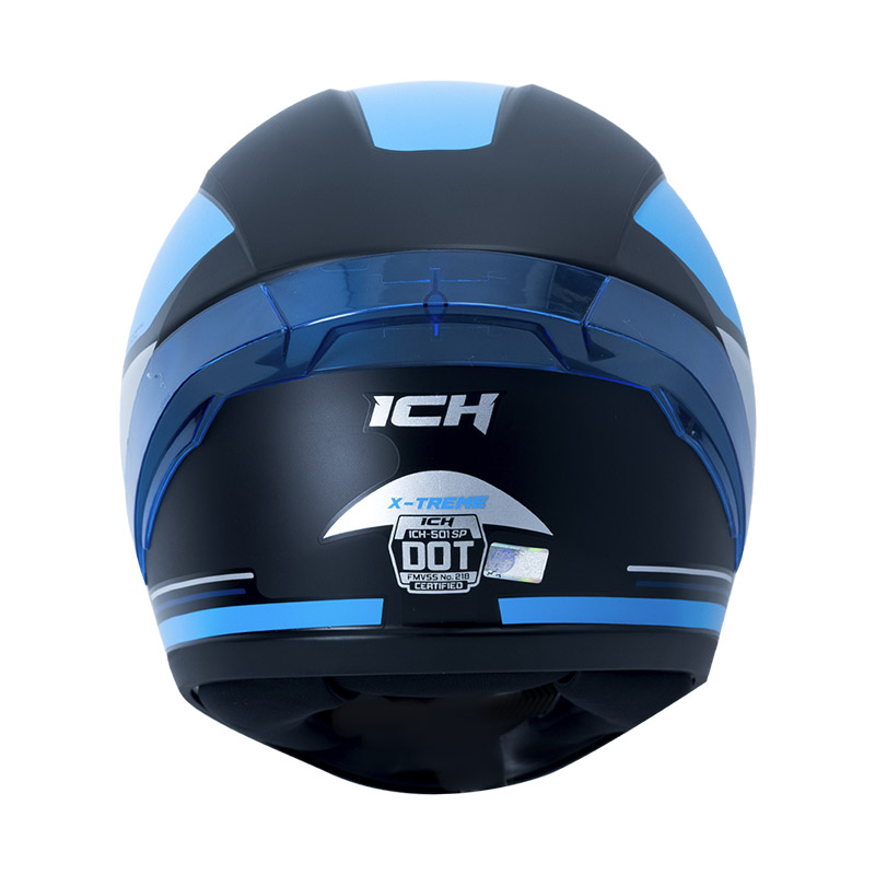 CASCO INTEGRAL ICH 501SP X-TREME NEGRO AZUL MATE