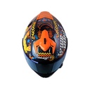 CASCO INTEGRAL SHAFT SHPRO610 EVO DOBLE VISOR FINGERZ CAMALEON AMARILLO-INCLUYE PINLOCK